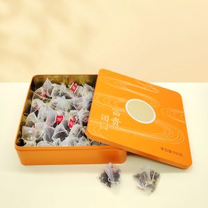 Wholesale OEM Custom Guangdong Square Metal Cookie Biscuit Tin Box Cosmetic Moon Cake Tin Containers Festival