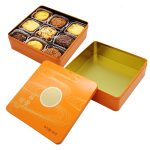 Wholesale OEM Custom Guangdong Square Metal Cookie Biscuit Tin Box Cosmetic Moon Cake Tin Containers Festival