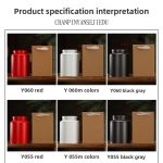 Wholesale OEM Food-Grade Packaging Big Volume Round Tin Container Guangdong Custom Logo Design Tea Coffee Spices Beverage