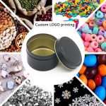 Wholesale Ready-to-ship Round 4 Oz 6 Oz 8 Oz Empty Lacquered Tin Screw Cap Candle Jar Containers with Lid Gift & Craft OEM/ODM