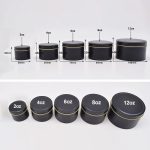 Wholesale Ready-to-ship Round 4 Oz 6 Oz 8 Oz Empty Lacquered Tin Screw Cap Candle Jar Containers with Lid Gift & Craft OEM/ODM